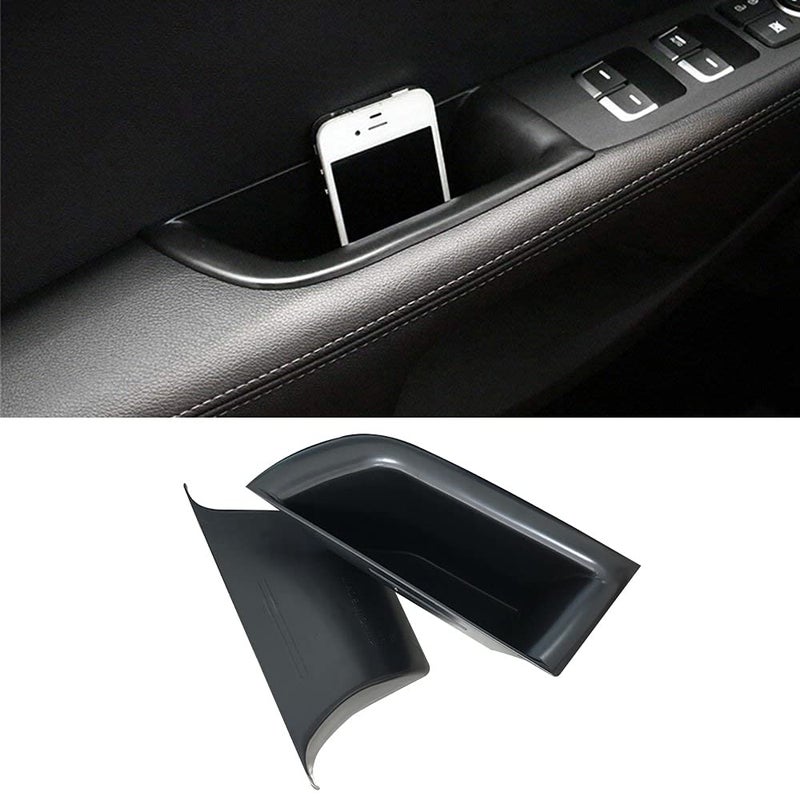 Vesul Front Row Door Organizer Grab Tray Compatible with Kia Sorento 2016 2017 2018 2019 2020 ABS Tray Armrest Phone Container Handle Pocket Insert Glove Pallet - Image 1